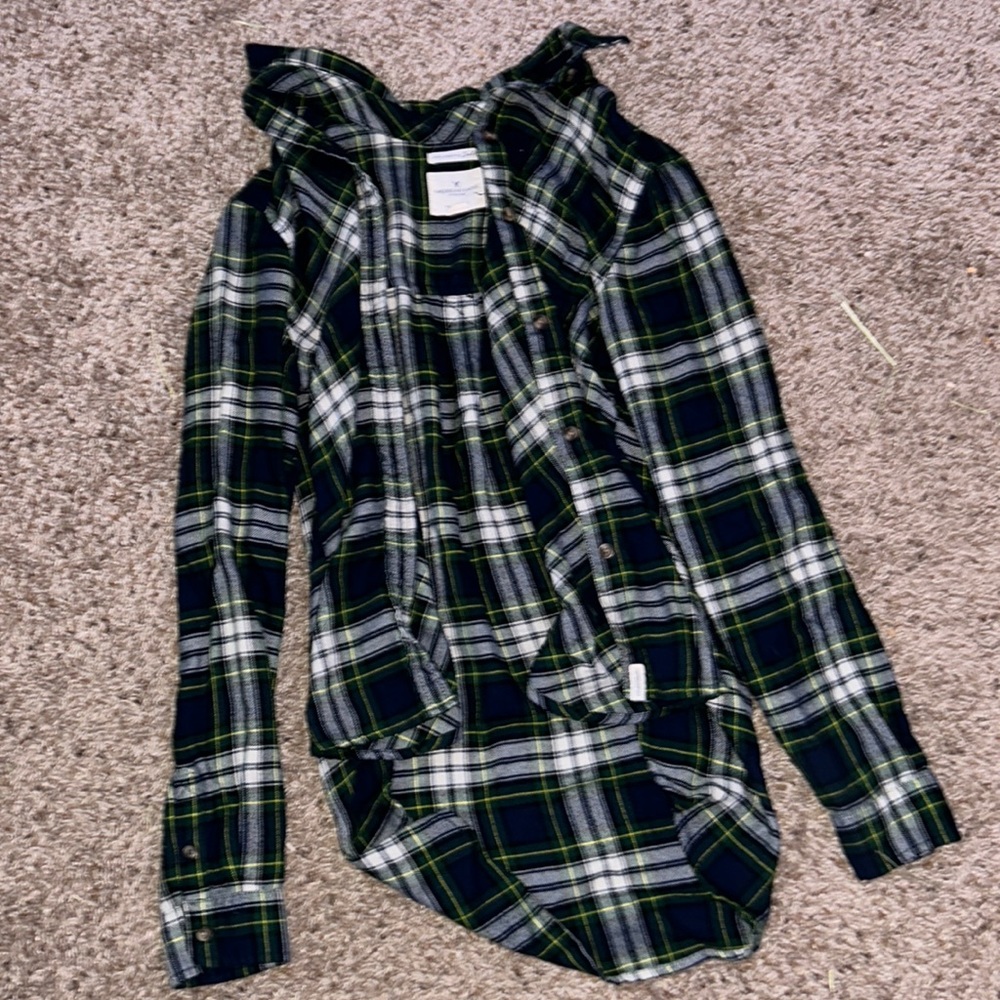 American eagle boyfriend fit flannel